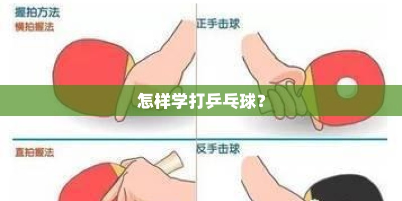 怎样学打乒乓球？