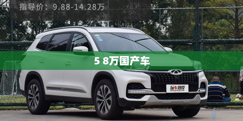 5 8万国产车