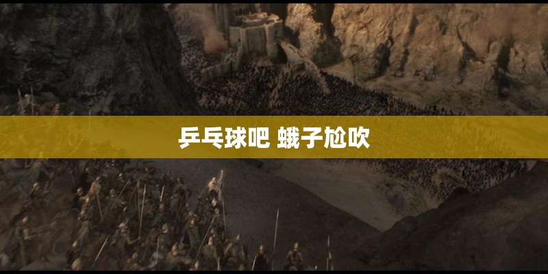 乒乓球吧 蛾子尬吹