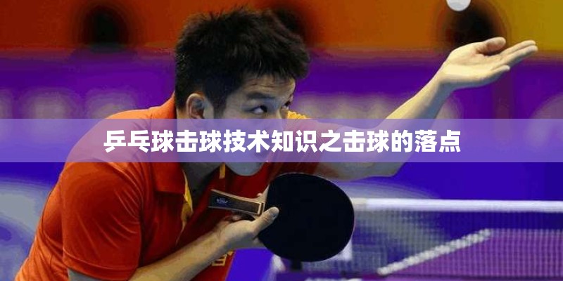 乒乓球击球技术知识之击球的落点 乒乓球击球技术知识之击球的落点