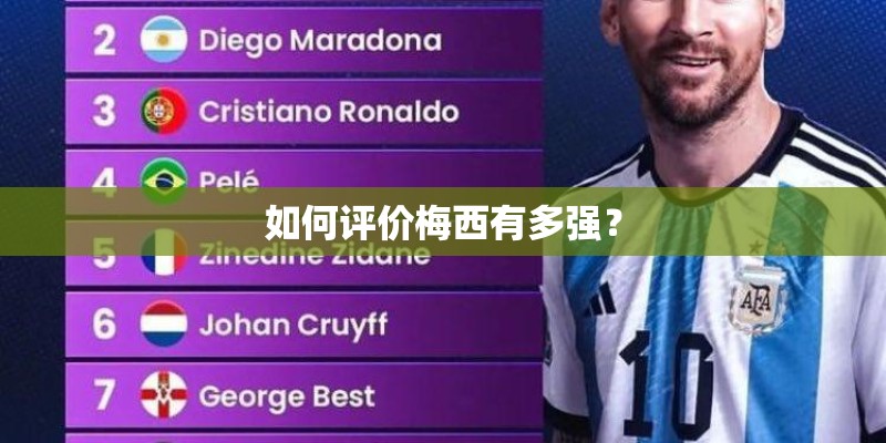 如何评价梅西有多强？