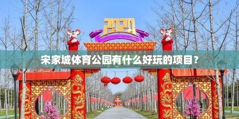 宋家城体育公园有什么好玩的项目？