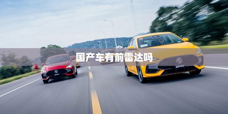 国产车有前雷达吗 国产车有前雷达吗
