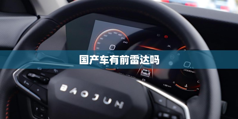 国产车有前雷达吗 国产车有前雷达吗