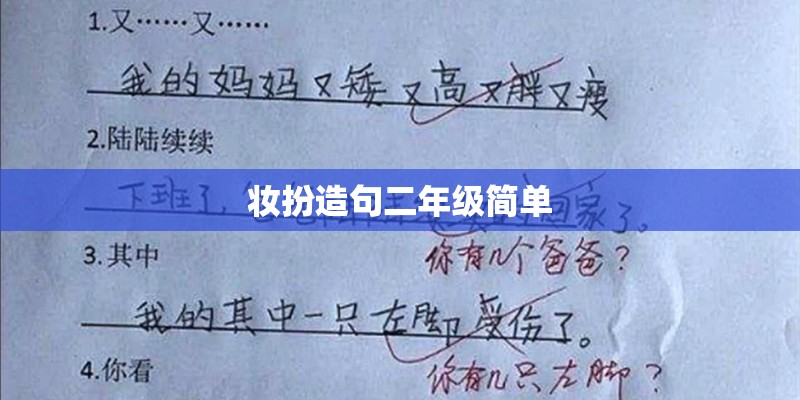 妆扮造句二年级简单 妆扮造句二年级简单