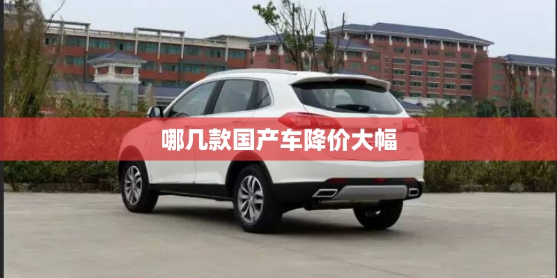 哪几款国产车降价大幅 哪几款国产车降价大幅